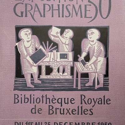 Affiche expo Graphisme 1950